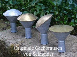 Originale Gießbrausen für 10 Liter Schneiderkanne