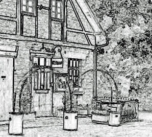 Die alte Wagnerei der Stielfabrik in Ofterdingen